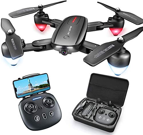GPS Drone with camera for adults，Zuhafa T5,4K HD camera，RC Quadcopter with Return Home,40 Minutes Flight Time, One-key Returning ,Altitude Hold, 3D Flip,Follow Me,2 Batteries